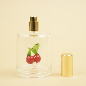 MUB Nuevo Diseño, Botella de Perfume Artesanal de 100 ml con Decoración de Cereza, Admite Diseño Personalizado en el Interior, MOQ 500 Piezas - Product Image 2
