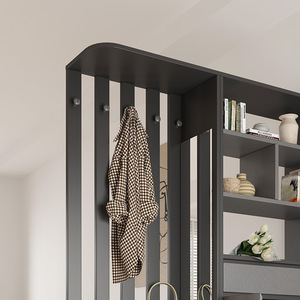 Mobile divisorio moderno integrato per ingresso e soggiorno, scarpiera nordica, schermo divisorio per corridoio, mobiletto senza vernice, bellissimo armadio. - Product Image 4
