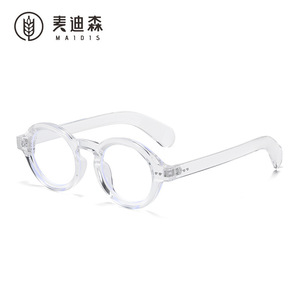 Maidis <b>Round</b> <b>Frame</b> Eyeglasses Black Full-<b>Frame</b> Anti-Blue Light Women's Glasses - Product Image 5