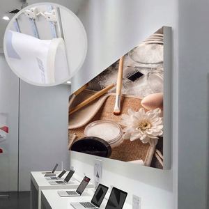 Insegna Luminosa LED Rettangolare in Alluminio da Appendere per Menu di Ristoranti, Cartelloni Pubblicitari per <span class=keywords><strong>Cinema</strong></span> - Formato A4 da Parete - Product Image 4