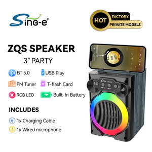 Zqs1368 <span class=keywords><strong>2025</strong></span> Karaoke Loa Với Microphone Và Loa Di Động Với Microphone Bass Chất Lượng Cao Không Dây <span class=keywords><strong>Bluetooth</strong></span> Loa - Product Image 4