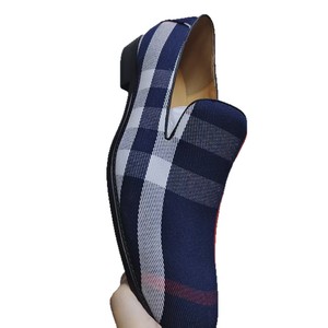 Mocasines de Tela a Cuadros con Punta Redonda, Suela de Goma Suave, Zapatos de Vestir para Hombre para Oficina y Carrera Profesional, para Todas las Temporadas - Product Image 5