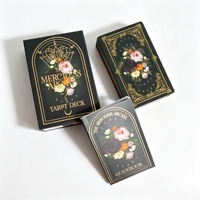 Jeu de cartes de tarot personnalisé imprimé sur mesure, papier de haute qualité, impression de logo, design classique, édition anglaise et espagnole, jeu de société
