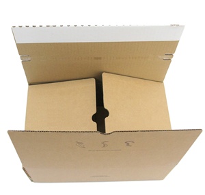 Corrugated Self Sealing Cardboard Postal Box E-commerce Mailing Packaging Box