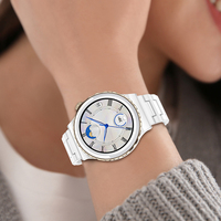 Smart Watch E23 Damenmode Luxus Smart wrist 1,32 Zoll Herzfrequenz-Blutdruck messgerät Fitness Tracker Frauen Smartwatch