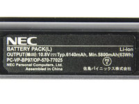 Batterie d'ordinateur portable 10.8V 63Wh PC-VP-BP97 OP-570-77025 OP-570-77024 PC-VP-BP96 pour NEC VersaPro VC-H Batterie rechargeable pour ordinateur portable