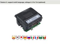 Impresora Térmica Integrada Norgee NG-QR23 de 58 mm para Máquinas Expendedoras y Kioscos Médicos, con Interfaz USB TTL/RS232, en Stock