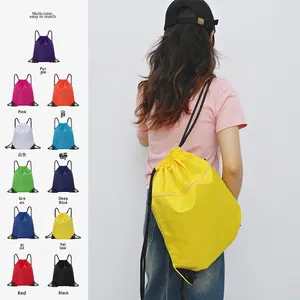 Nouveau sac à dos décontracté unisexe 20L en tissu Oxford multifonctionnel pour le <span class=keywords><strong>basketball</strong></span>, le marathon, la course, à double bretelle, avec cordon de serrage, épaule incurvée - Product Image 1