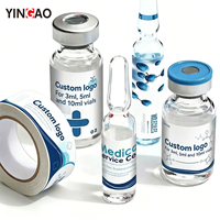 Étiquettes personnalisées en rouleau pour flacons 3ml 5ml 10ml – Autocollants résistants à l'eau, à l'huile, à forte adhérence et aux basses températures pour petits flacons de laboratoire