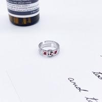Anime Akatsuki anillo Kakashi Itachi Sharingan ajustable Metal pareja anillo Halloween Cosplay accesorio