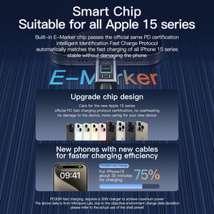 Mindpure USB4 数据线 8K 视频 40Gbps 数据传输 5A 240W USB-C PD 快速充电 Thunderbolt 3/4 纯铜 iPhone 打印机 - Product Image 6