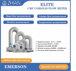 เครื่องวัดอัตราการไหลของมวล Coriolis CMF010M ขนาด 1/10 (DN2) ทำจากสแตนเลส 316L พร้อมเซ็นเซอร์ตรวจจับการเคลื่อนไหวสำหรับแก๊ส - Product Image 6