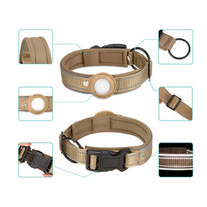 Collar de Perro Ajustable de Alta Calidad Hecho a Mano con AirTag y Rastreo GPS, Collar de Cuero para Perro - Product Image 5