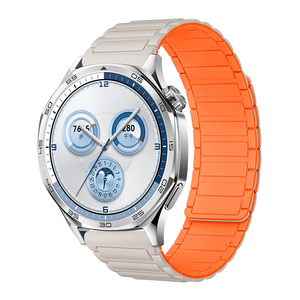 Eraysun dây đồng hồ bền điều chỉnh được cho cả nam và nữ dây đồng hồ từ tính silicon ba hạt thế hệ thứ tư <span class=keywords><strong>18mm</strong></span> 20mm 22mm mềm mại - Product Image 5