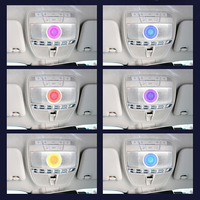 Lámpara de Techo LED de 64 Colores con Altavoz, Luz Ambiental de Lectura para Mercedes Benz Clase E W213