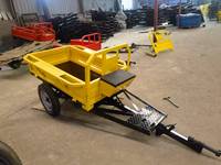 Remorque de tracteur à main personnalisable petite remorque agricole remorque à micro motoculteur mini chariot de tracteur à pied pour usage agricole