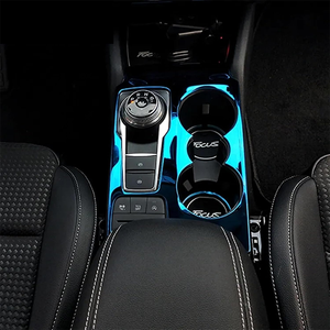 <span class=keywords><strong>2019</strong></span> pour <span class=keywords><strong>Ford</strong></span> <span class=keywords><strong>Focus</strong></span> OEM couvercle d'habillage de changement de vitesse en acier inoxydable accessoires d'intérieur de voiture automobile - Product Image 1