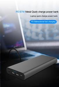 2020 tendencias 100W 87W 26800 mah Dual QC3.0 20V 5A teléfono y ordenador portátil de carga de 20000mAh portátil banco de la ene - Product Image 6