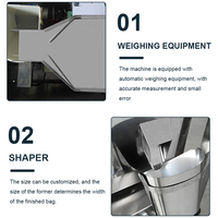 Machine d'Emballage et de Scellage Multi-fonctions pour Granulés, Poudre, Liquide, Sachet de Thé, Café, Sucre, Miel, Sauce Tomate pour Petites Entreprises