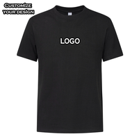 Kaos Unisex Sablon DTG Logo Bordir Custom OEM,  Cetak Digital Puff Print Logo, Katun Combed,  Kaos Kasual untuk Pria