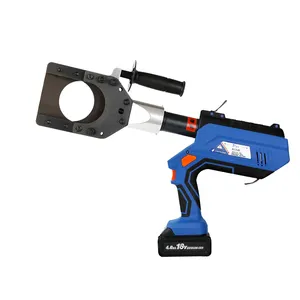 ECT-85 LCD 6T 85mm Armoured Copper Aluminum Hydraulic Cutter Cordless Battery Operated Cable Cutting Tool