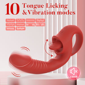 Produits sexuels Vibrateur clitoridien pour femmes Vibrateur suceur rétractable rouge pour femmes - Product Image 2