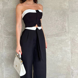 Custom Casual Formal Wear für Herbst und Winter, Block Print Damen Business Blazer Anzug Sets/ - Product Image 3