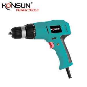 KONSUN 81111 Perceuse et tournevis électrique 280W Mandrin 10mm Vitesse variable Certifié GS Outil léger OEM Personnalisable - Product Image 1