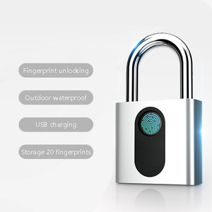 outdoor fingerprint rechargeable Luggage waterproof safe padlock