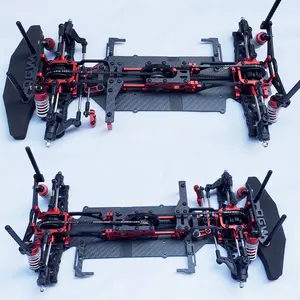 Drift racing tires car frame 1:10 RC remote control car professional racing model flat sports car frame middle motor