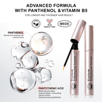 Sérum de Croissance des Cils Rapide Naturel, Amplificateur de Cils Plus Longs, Plus Volumineux, Plus Épais, Traitement Recourbant, Soin des Yeux et Maquillage