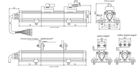 Senyd MXD-HP série capteur de Position linéaire magnétostrictif analogique 0-10V 4-20mA à faible coût pour la mesure de déplacement linéaire CNC