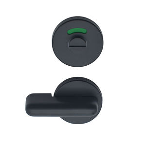 Accessoires de cloison de toilette publique de haute qualité de style espagnol 304 en acier inoxydable noir - Product Image 5