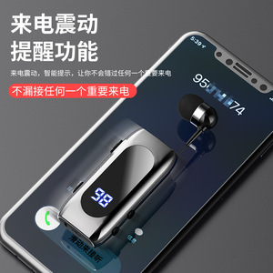 หูฟังบลูทูธกันน้ำหน้าจอดิจิตอล K55 IPX5คลิปติดปกหูฟังไร้สายใช้ได้ยาวนาน - Product Image 4