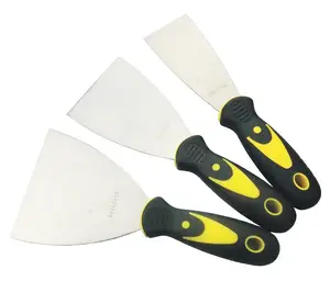 Holesale-cuchillo de masilla con mango de plástico, utensilio para raspar el suelo y la pared