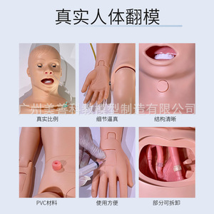 Maniquíes de enfermería avanzados para prácticas de enema en hombres y mujeres, cateterización urinaria y reanimación cardiopulmonar. - Product Image 3