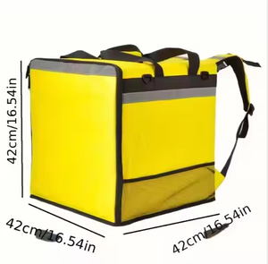 Bolsa térmica grande de PVC <span class=keywords><strong>para</strong></span> alimentos de 64 L, estilo clásico aislado <span class=keywords><strong>para</strong></span> bicicleta, <span class=keywords><strong>mochila</strong></span> de entrega de alimentos <span class=keywords><strong>para</strong></span> pizza Más - Product Image 2