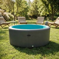Piscine gonflable de jardin avec marches antidérapantes pour piscines hors sol et piscine gonflable familiale d'extérieur avec canapé