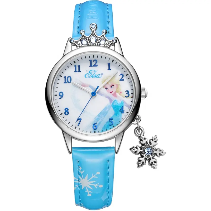 Lisensi Disney Resmi Frozen Elsa Jam Tangan Anak-anak Produsen Jam Tangan Kustom untuk Gadis