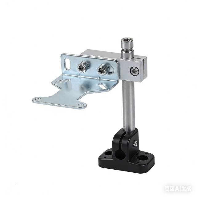MISSDAKE Adjustable Industrial Camera Mount Bracket 360 Rotation Tilt Vertical Lift Heavy Duty Stand Machine Vision Inspection