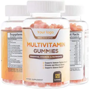 مكمل غذائي يومي كامل طبيعي متعدد فيتامين من Gummies مكمل لمكافحة التعب للبالغين والأطفال