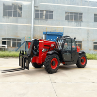 Chariot télescopique robuste de 4 tonnes TR740, levage de 7 m, moteur Yuchai de 85 kW, système de direction à trois modes