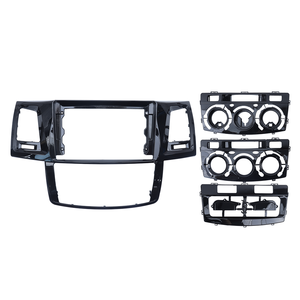 Meihua ชุดกรอบวิทยุติดรถยนต์ขายดี9นิ้วสำหรับ Toyota forytuner HILUX <span class=keywords><strong>vigo</strong></span> 2005-2014 UV ชุดกรอบระบบนำทางรถยนต์สีดำพร้อมสายเคเบิล - Product Image 5