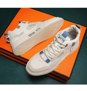 Chaussures de sport décontractées montantes pour hommes, style rétro, avec semelle intermédiaire en maille respirante et semelle souple - Product Image 6