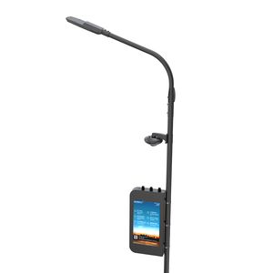 Lampadaire solaire LED intelligent pour ville connectée avec caméra IA, écran LCD 32 pouces, lampe de rue simple 40W et poteau lumineux de 6 mètres - Product Image 4