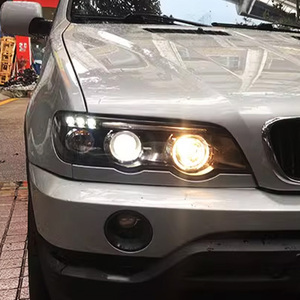 Faros delanteros de coche para <span class=keywords><strong>BMW</strong></span> X5 E53 1998-2003, montaje de lámparas LED delanteras de coche, actualización, accesorios de herramienta de lente de proyector de alta calidad - Product Image 5