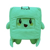 Lanky Box Leuchtend im Dunkeln Superweicher Plüsch Kawaii Geisterartiges Abnehmbares Kuscheltier Geburtstagsgeschenk Umweltfreundliches Stressabbau-Bettkissen