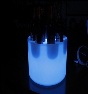 Led RGB ánh sáng nhựa trang trí hiện đại kết hợp tủ rượu dẫn Xô đá - Product Image 3