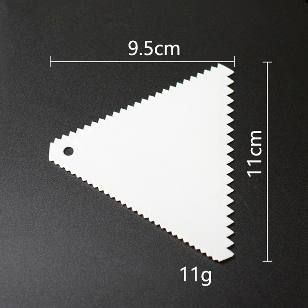 Raschietto triangolare a denti fini n. 3-060922
