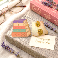 Nouvel Arrivage : Pin's en émail personnalisé en métal, motif livre, pour les amateurs de livres, idéal comme cadeau souvenir, vente en gros, avec carte personnalisée